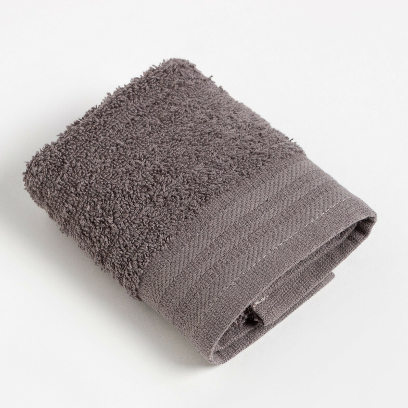 Полотенце махровое LoveLife "Идеал" размер 30х50 см, цвет серый, 100% хлопок, 450 гр/м2 - фотография № 2
