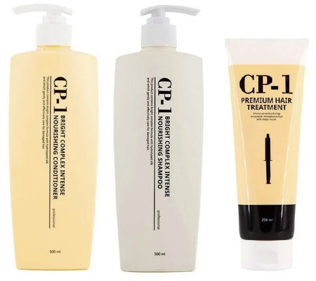 Набор для восстановления волос Протеиновый CP-1 (бессульфатный протеиновый шампунь 500 мл+ протеиновый кондиционер 500 мл + маска протеиновая 250 мл