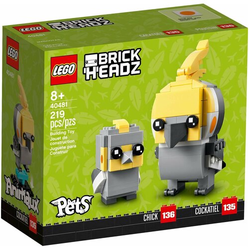 Конструктор LEGO BrickHeadz 40481 Австралийский попугайчик конструктор lego brickheadz 40554 джейк салли и его аватар