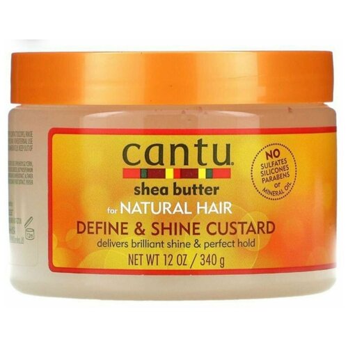 Увлажняющий гель для вьющихся волос Cantu Shea Butter for Natural Hair Define  & Shine Custard