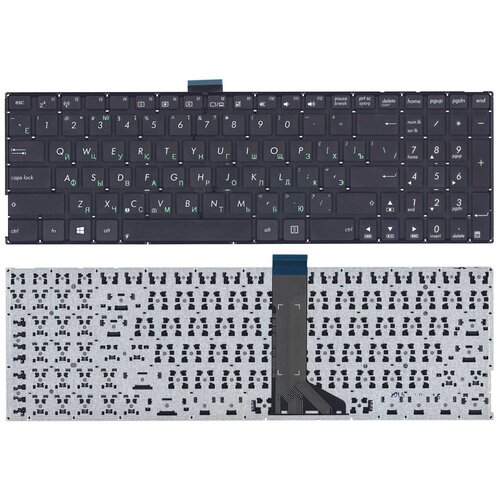 Клавиатура для ноутбука Asus X555L X553 черная плоский ENTER 950₽