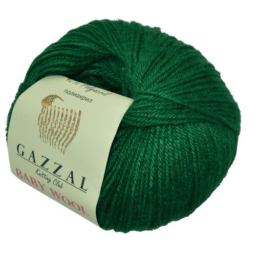 Пряжа GAZZAL Baby Wool, 20 % кашемир, 40 % акрил, 50 г, 175 м, 5 шт., 814 175 м