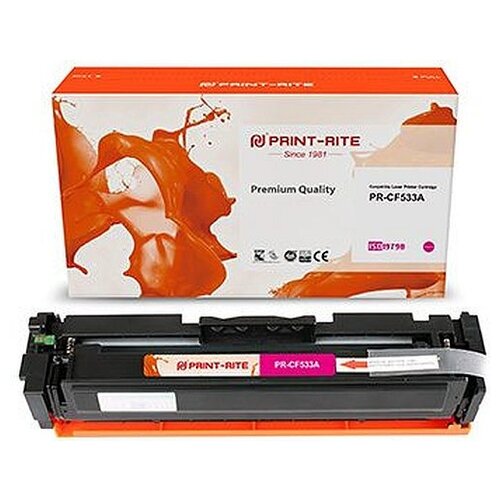 Картридж лазерный Print-Rite TFH933MPU1J PR-CF533A CF533A пурпурный 900стр. для HP LJ M180nM181fw картридж лазерный print rite tfh933mpu1j pr cf533a cf533a пурпурный 900стр для hp lj m180n m181fw