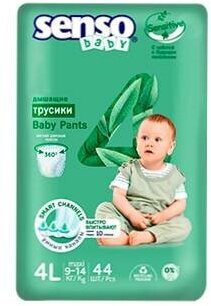 Подгузники-трусики Senso Baby Simple 4 L maxi (9-14 кг) 44 шт