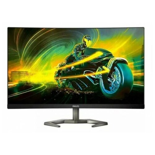 27 Монитор Philips 27M1C5500VL черный 2560x1440@165 Гц. VA. 3000 : 1. 250 Кд/м. 178/178. DisplayPort. HDMI x2. изогнутый. AMD FreeSync Premium