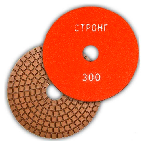 фото Черепашка агшк - алмазный гибкий диск для влажной шлифовки d 100 мм, p 30, стб-302, в упаковке 1 шт. стронг