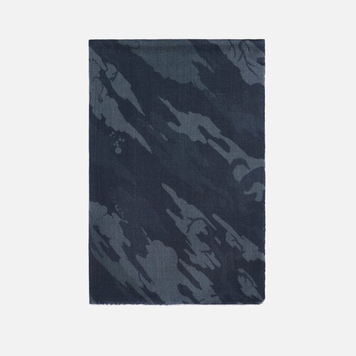 Шарф maharishi Camo Pashmina чёрный, Размер ONE SIZE