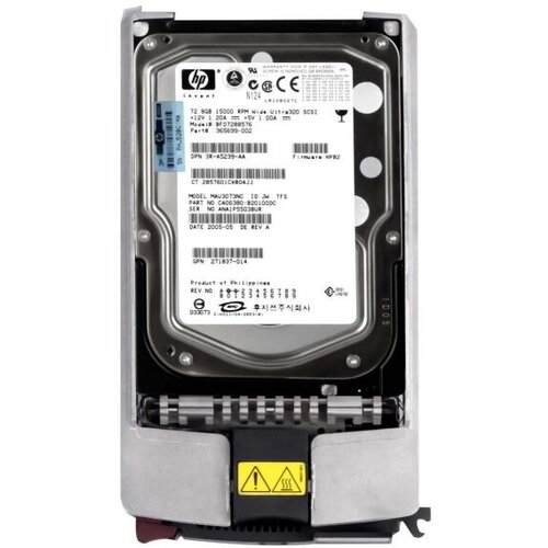 Жесткий диск HP CA06380-B20100DC 72,8Gb U320SCSI 3.5 HDD внутренний жесткий диск fujitsu ca06380 b160 ca06380 b160