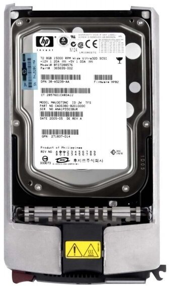 Жесткий диск HP 365699-002 72,8Gb U320SCSI 3.5" HDD