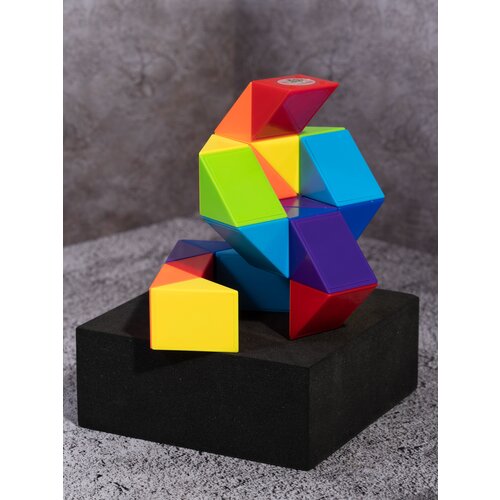 Змейка Рубика LanLan Rainbow радужная 24 блока для детей