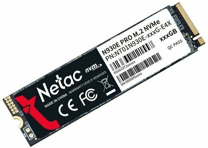 Внутренний SSD-накопитель Netac N930E 512GB Pro Series M2 2280, PCIe NVMe, 3D TLC/QLC, Черный NT01N930ES-256G-E2X - фото №19