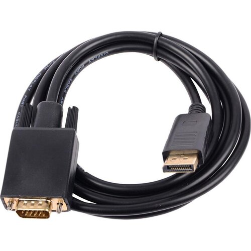 Кабель DisplayPort - VGA, M/M, 5 м, экр, Cablexpert, CCP-DPM-VGAM-5M 1408228 кабель displayport vga 1 8м gembird ccp dpm vgam 6 круглый черный