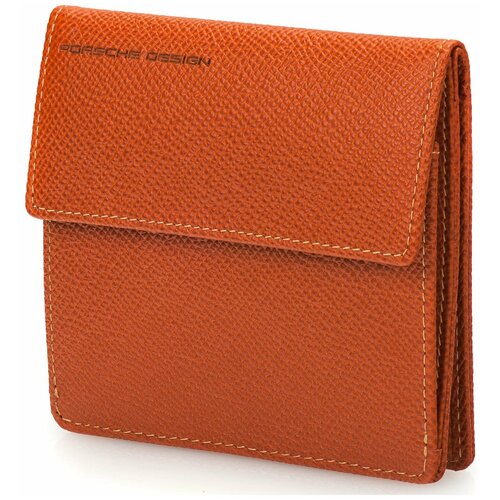 Кошелек PORSCHE DESIGN French Classic Brand Orange F6, 10х10 см, кожа.