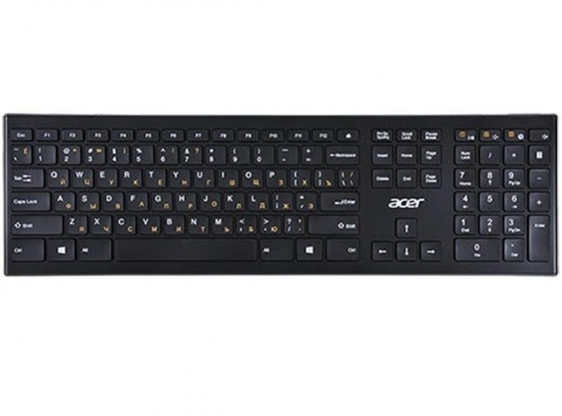 Клавиатура Acer OKR010 Wireless черный