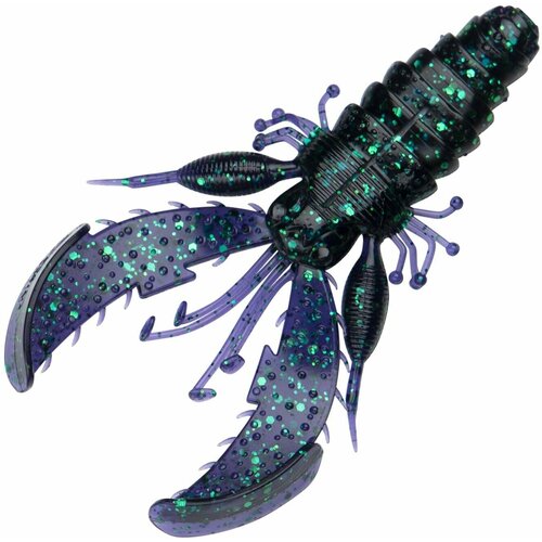 Силиконовая приманка для рыбалки Westin CreCraw Creaturebait 8,5см 5шт #Junebug, Рак (креветка) на щуку, окуня, судака