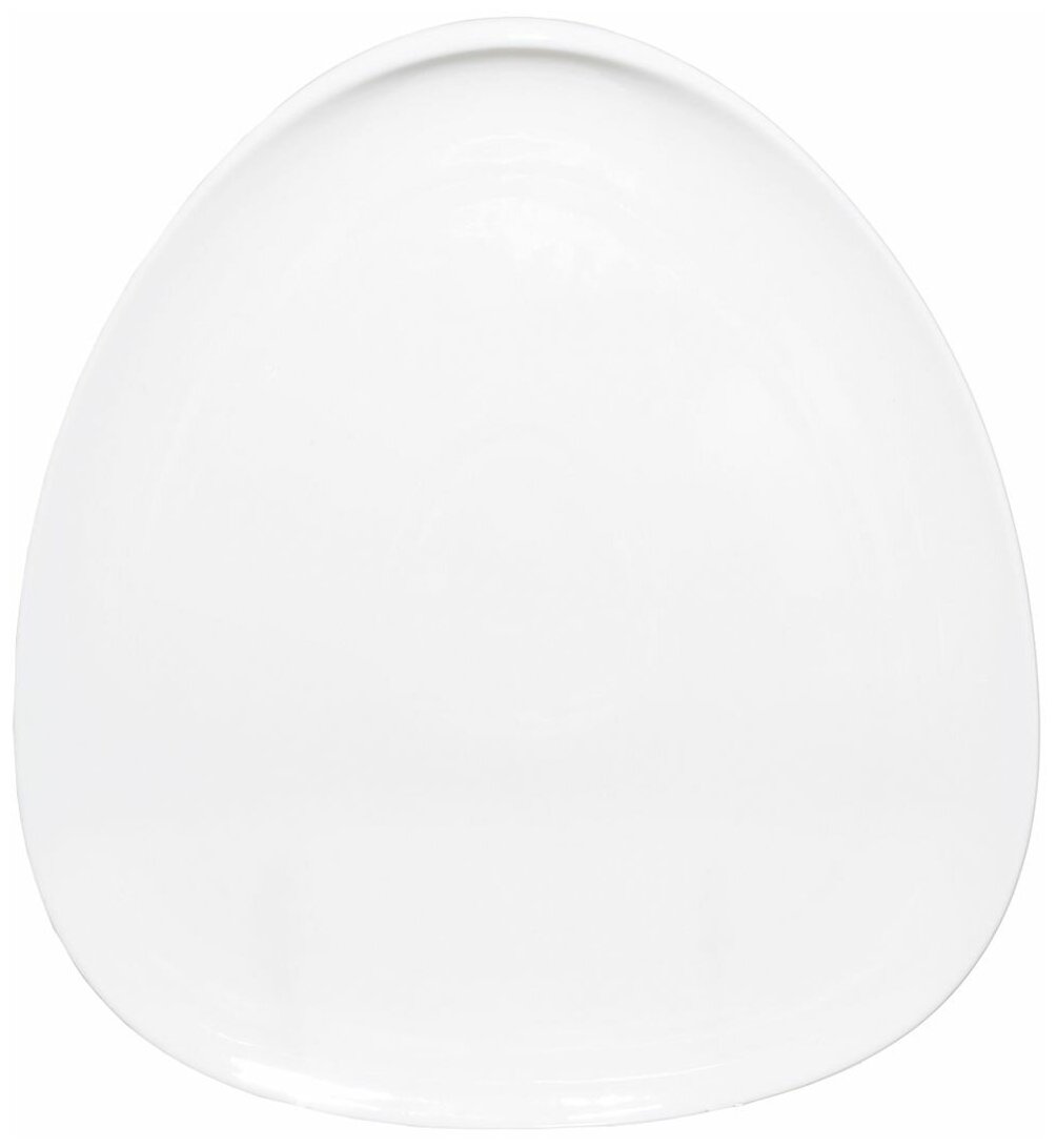 Тарелка закусочная Kuchenland, 23х21 см, фарфор P, белая, Synergy