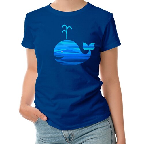 фото Футболка roly, размер m, синий