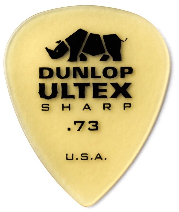 433P.73 Ultex Sharp Медиаторы 6шт, толщина 0,73мм, Dunlop