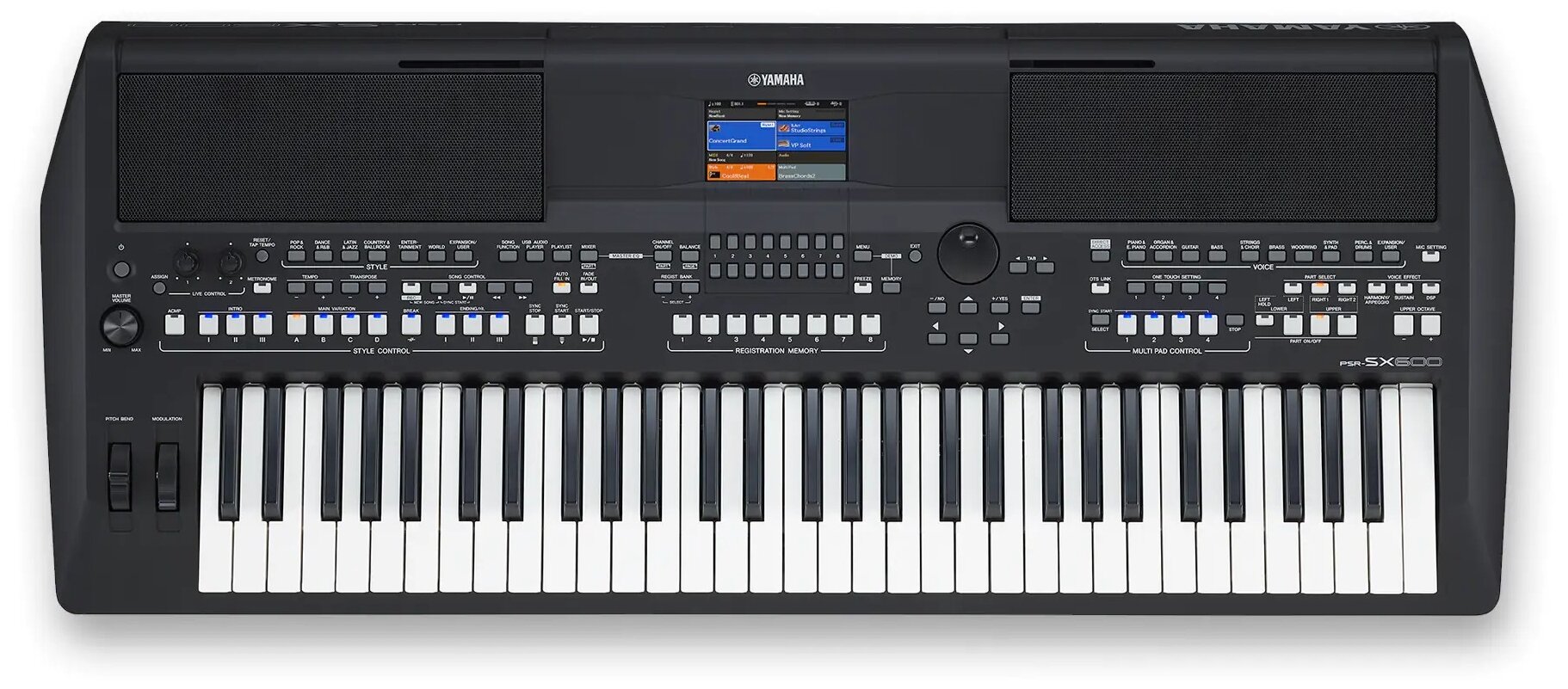 Синтезатор YAMAHA PSR-SX600 черный