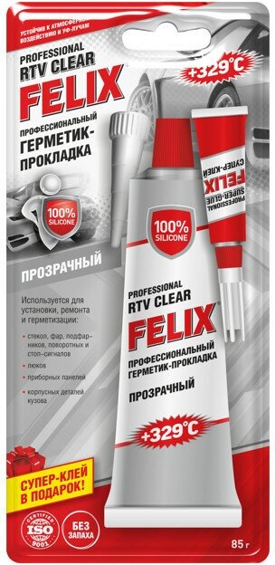 Герметик-прокладка FELIX 85г прозрачный