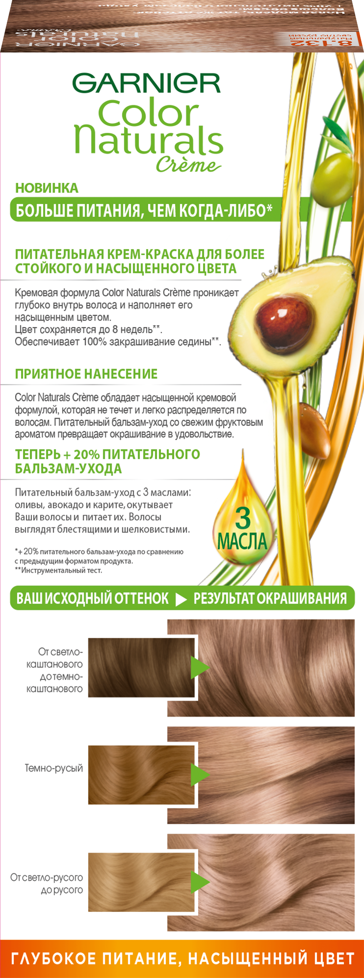 Крем-краска для волос Garnier Color Naturals тон 1 Черный, 112 мл - фото №5