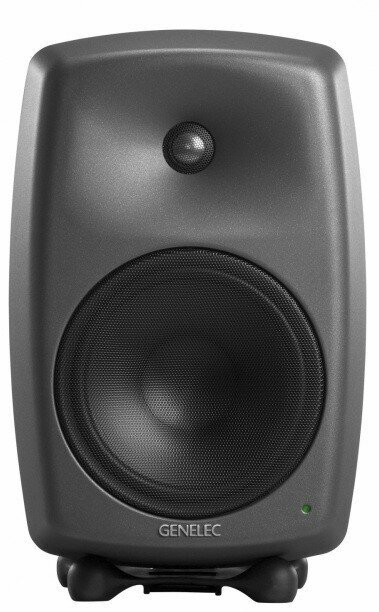 Genelec 8350APM активный 2-полосный монитор, НЧ 8" 200Вт, ВЧ 1" 150Вт. Подставки. Опциональная настройка GLM калибратором. Темный