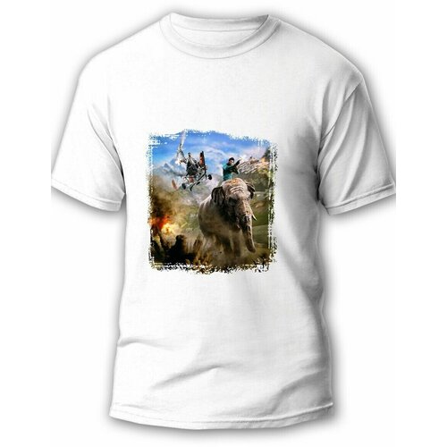 фото Футболка, размер l, белый будь на стиле