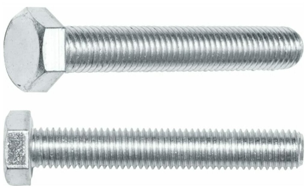 Болт М10х100 мм шестигр цинк кл. пр. 8.8 DIN 933 (2 шт в зип-локе) STARFIX (SMZ2-74667-2)