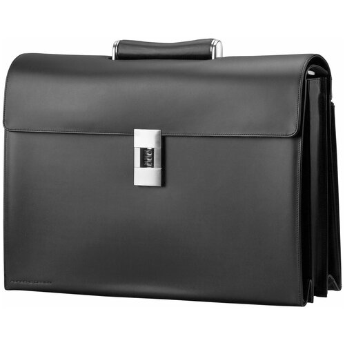 Портфель мужской Porsche Design Classic Line Black CL M, PD 09/12/49853-01, 14.5х43 см.