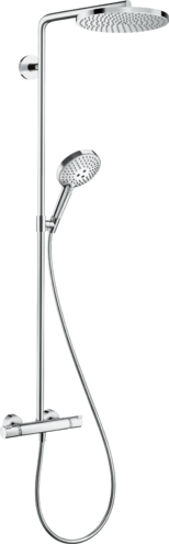 Душевая система hansgrohe Raindance Select S 240 1jet PowderRain с термостатом 27633000 хром