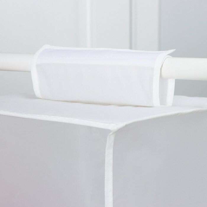 Кофр подвесной «Стейт», 4 отделения, 80×30×30 см, цвет белый - фотография № 5