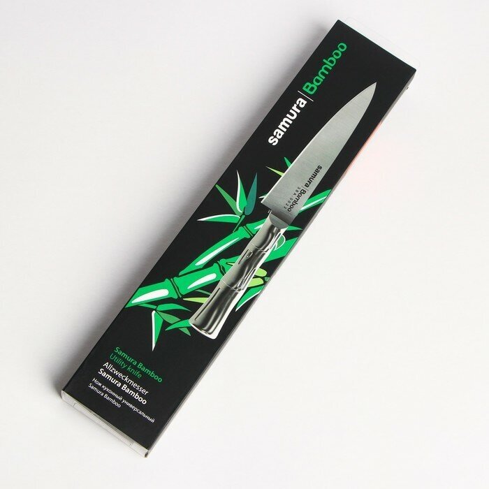 Нож Samura универсальный Bamboo, 15 см, AUS-8 - фото №14