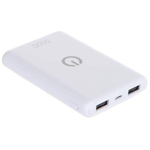 фото Внешний аккумулятор perfeo power bank 5000mah white pf_b4295