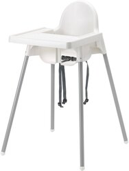 Стульчик для кормления Икеа Антилоп Ikea Antilop со столешницей, белый