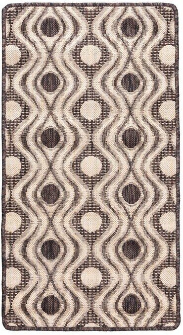 Ковер Люберецкие ковры "Эко-люкс", прямоугольный, 50х80 см, 100% полипропилен, джут