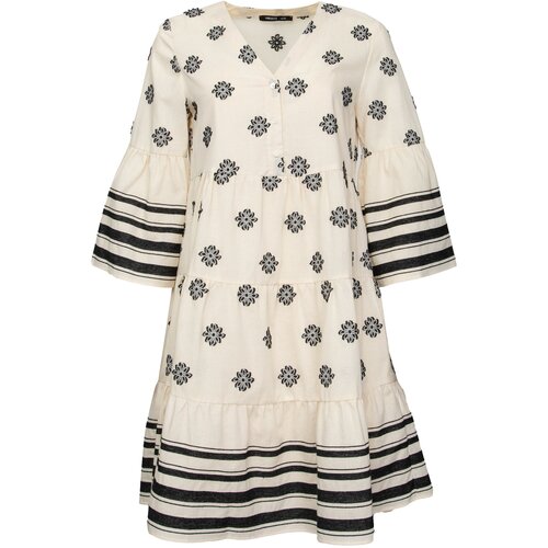 Платье PennyBlack, хлопок, повседневное, свободный силуэт, мини, размер 44, мультиколор