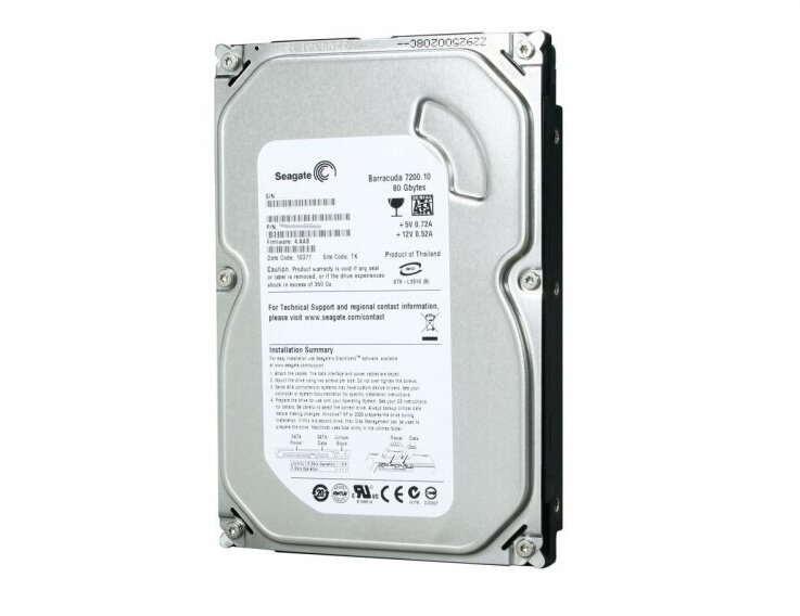 Жесткий диск Seagate ST380811AS 80Gb SATAII 3,5" HDD