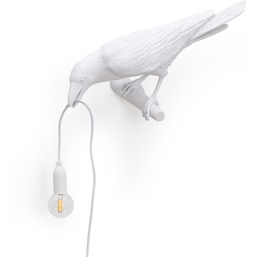 Настенный светильник Seletti Bird Lamp Bird Looking Left White 14734