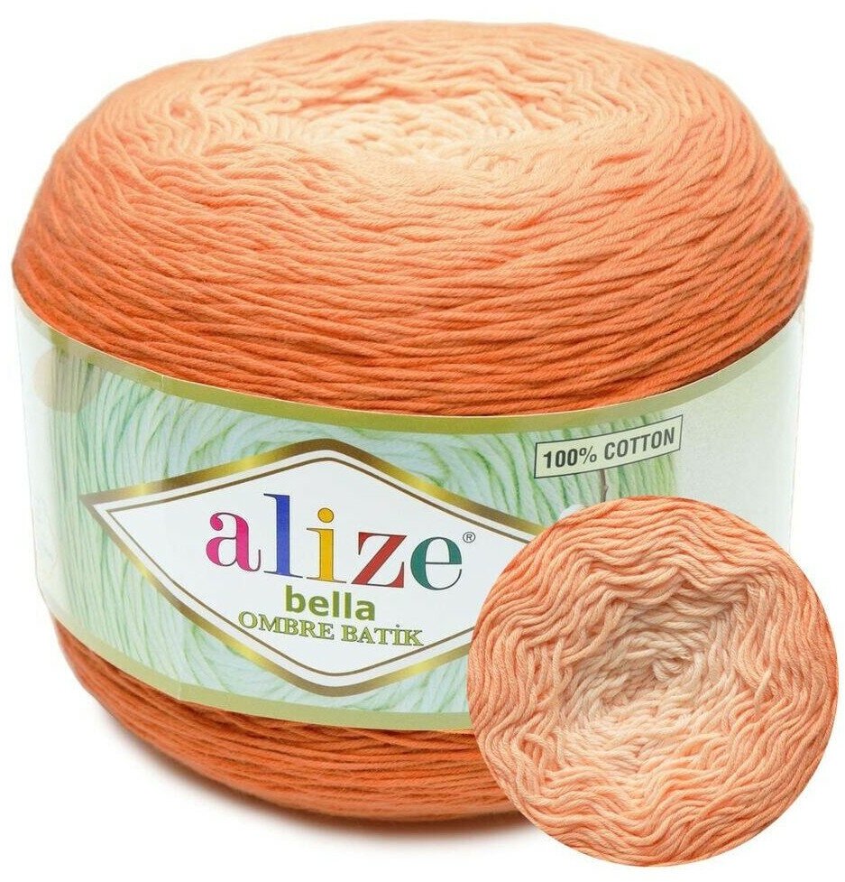 Alize Пряжа Alize Bella Ombre Batik (100% хлопок) 250 гр, 900 м, 7403