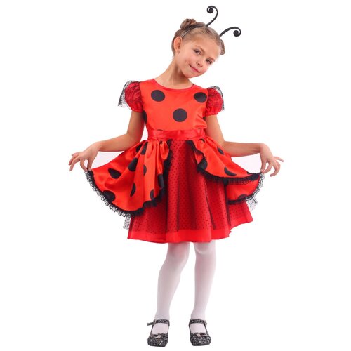 фото Детский костюм "божья коровка" (11249), 116 см. пуговка