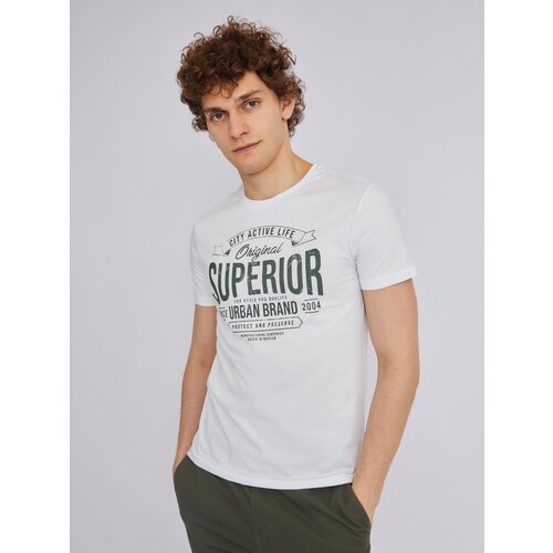 фото Футболка zolla, размер xl, белый