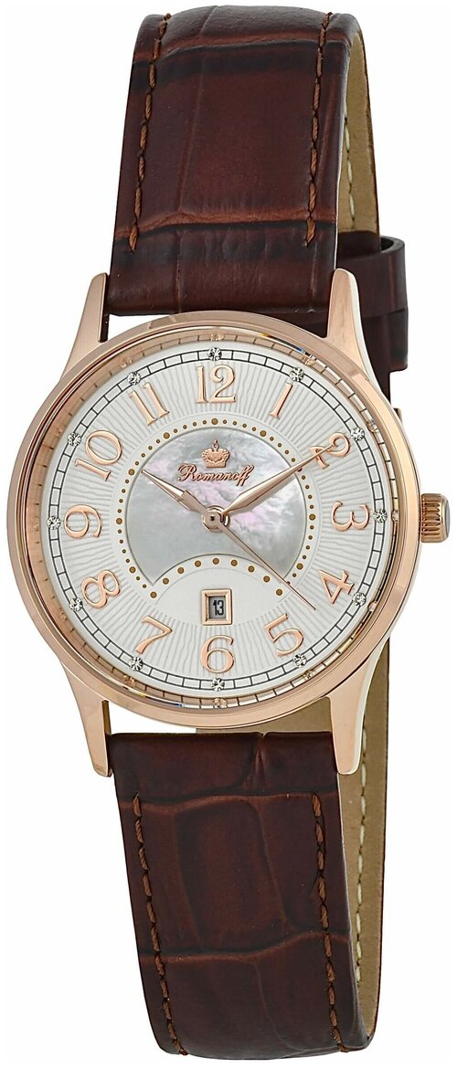 Наручные часы Romanoff Модель 10082B1BR, коричневый, бордовый