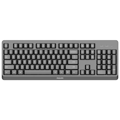 Аксессуары Philips SPK6307BL Wireless Keyboard Black (SPK6307BL/87) наушники true wireless philips tat2206bk 00 black