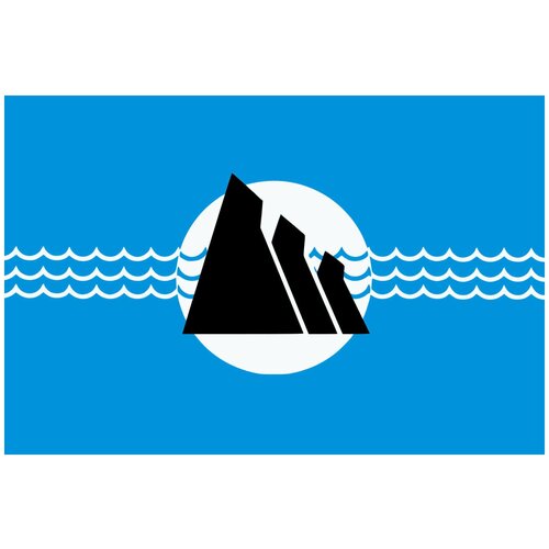 Флаг города Александровск-Сахалинский 90х135 см флаг города александровск сахалинский 90х135 см