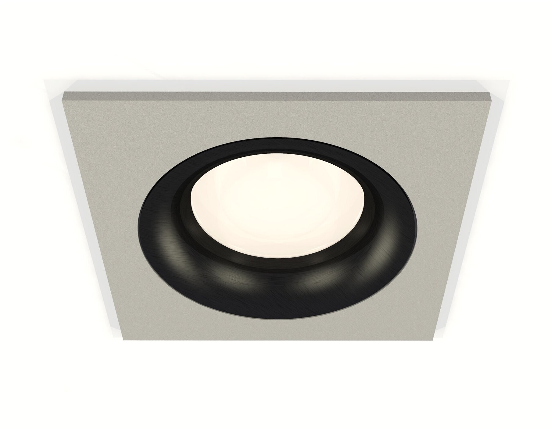 Встраиваемый светильник XC7633002 SGR/PBK серый песок/черный полированный MR16 GU5.3 (C7633, N7011)