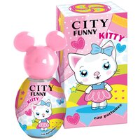 City Funny Kitty, Сити Фани Кити, для детей, душистая вода, для девочек, сахарная клубника,