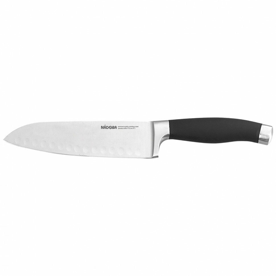 Нож Сантоку, 17,5 см, NADOBA, серия RUT - фотография № 5