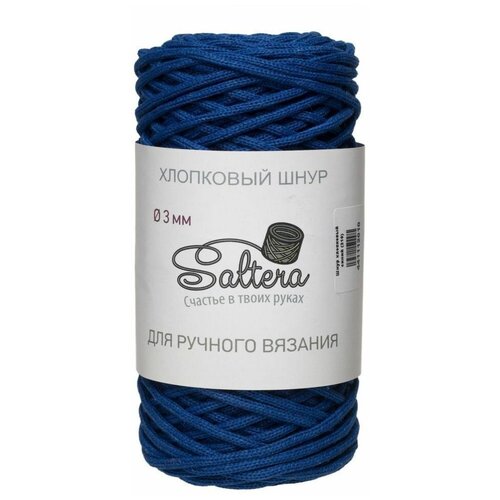 Пряжа Saltera Шнур хлопковый | Россия | 1шт упаковка | Полиэстер: 10%, Хлопок: 90%