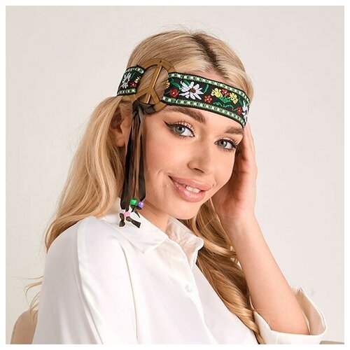 фото Повязка на голову хиппи тесьма с вышивкой швейная фабрика цзиньхуа, чжэцзян