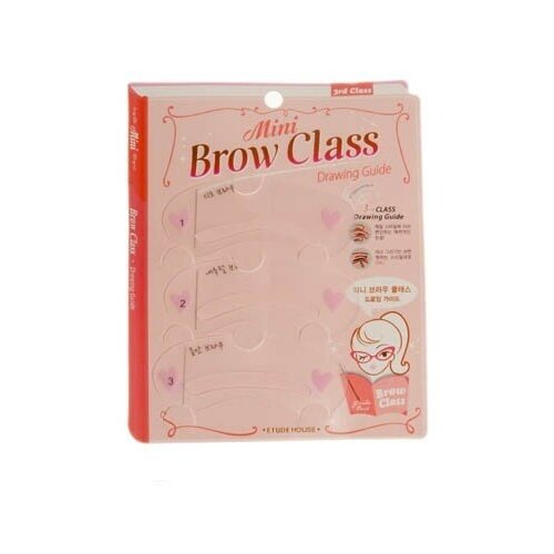 Irisk, трафареты для бровей Mini Brow Class, 3шт